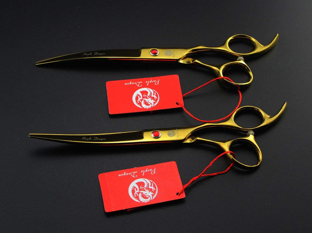 Purple Dragon pet grooming scissor bag keeps tools organized and portable.