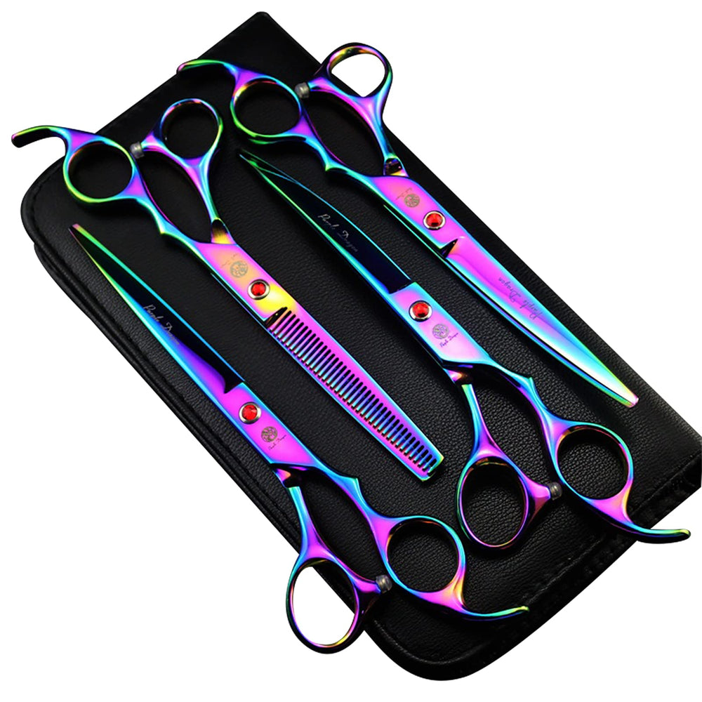 Purple Dragon thinning shear for precise fur thinning and smooth transitions
