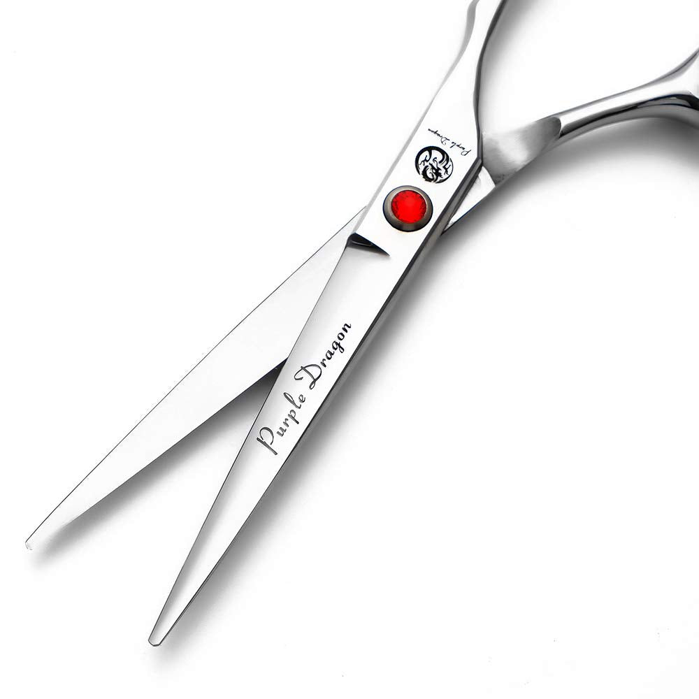 Purple Dragon Sharp Edge Shears ergonomic handle for comfortable long sessions