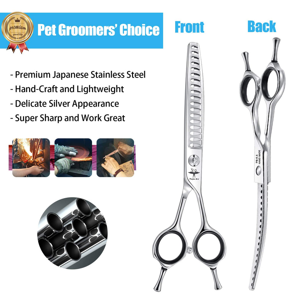PURPLEBIRD Japanese 440C stainless steel ensures durability and sharpness.