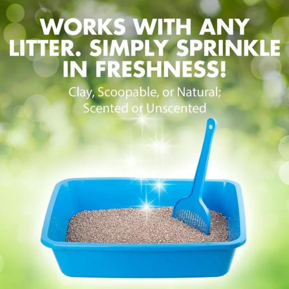 PurPUR litter box with fresh scent after use.