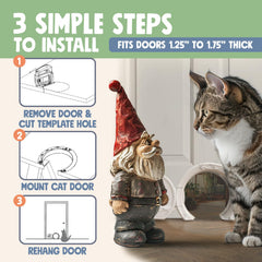 Purrfect Portal durable finish supports playful cats and long-lasting use