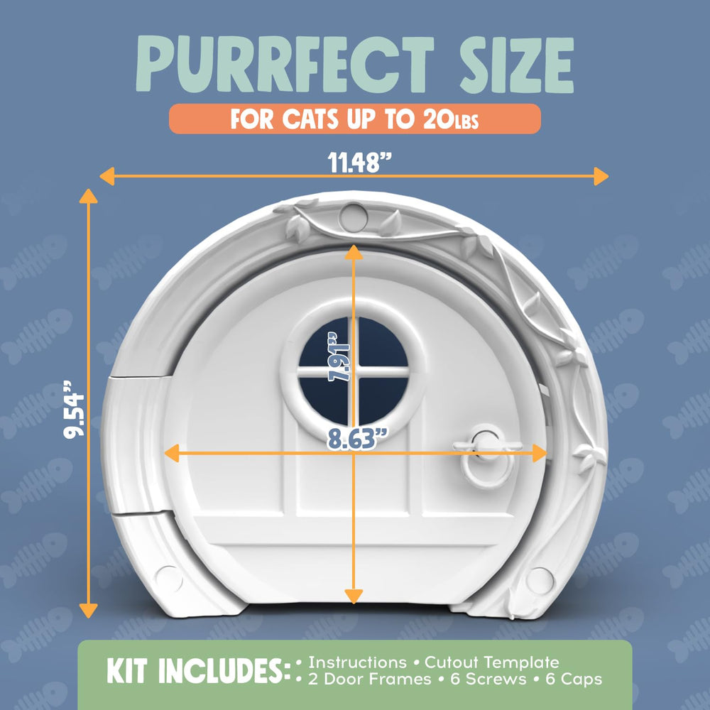Purrfect Portal private cat access enables cozy, secure space for pets