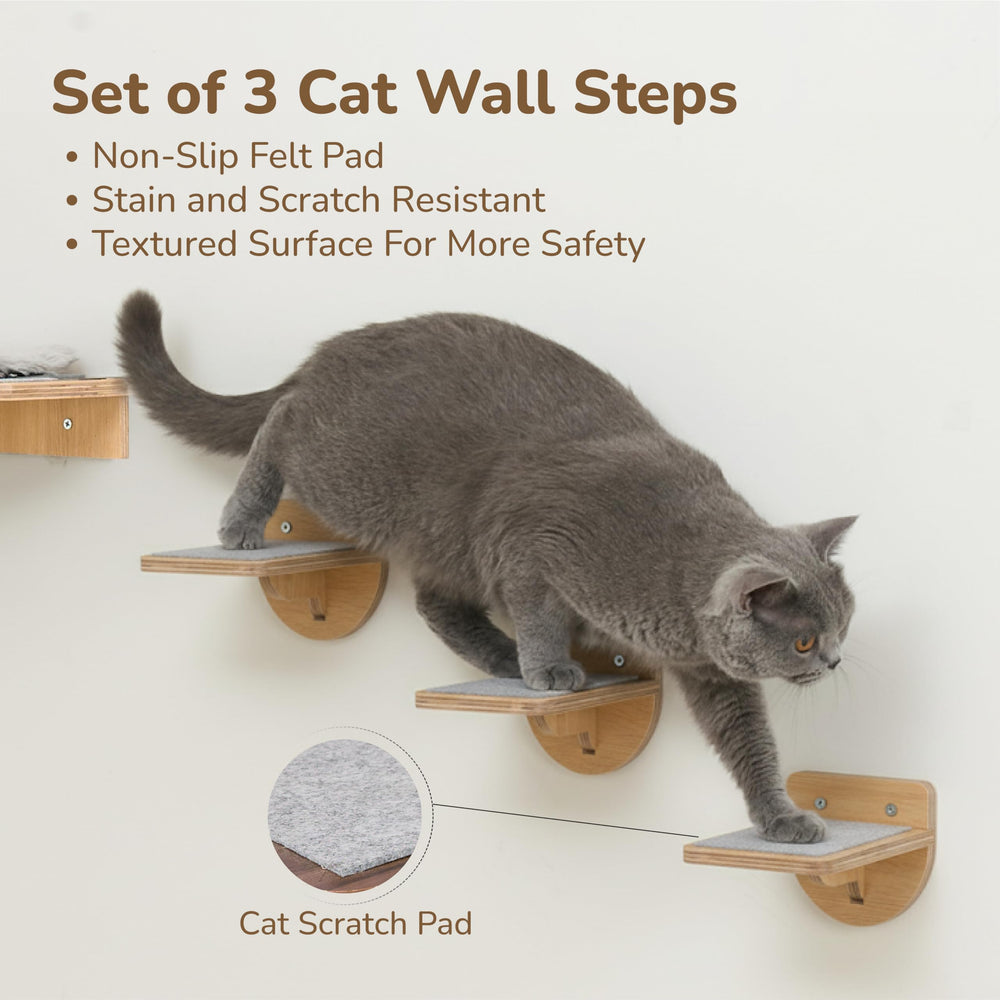 PurrHouse wall-mounted cat furniture blends with home décor while encouraging exploration