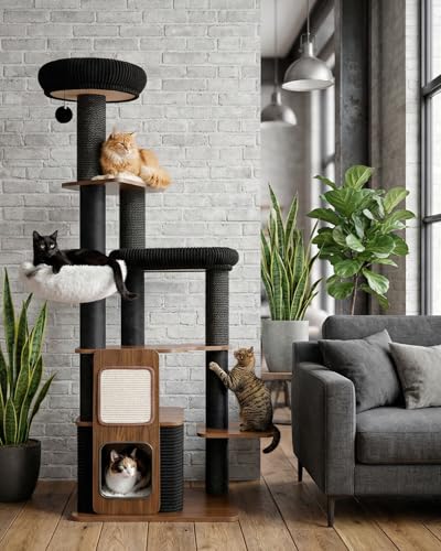 Purrlato 63-inch included tools pack shows quick assembly in about 30 minutes.