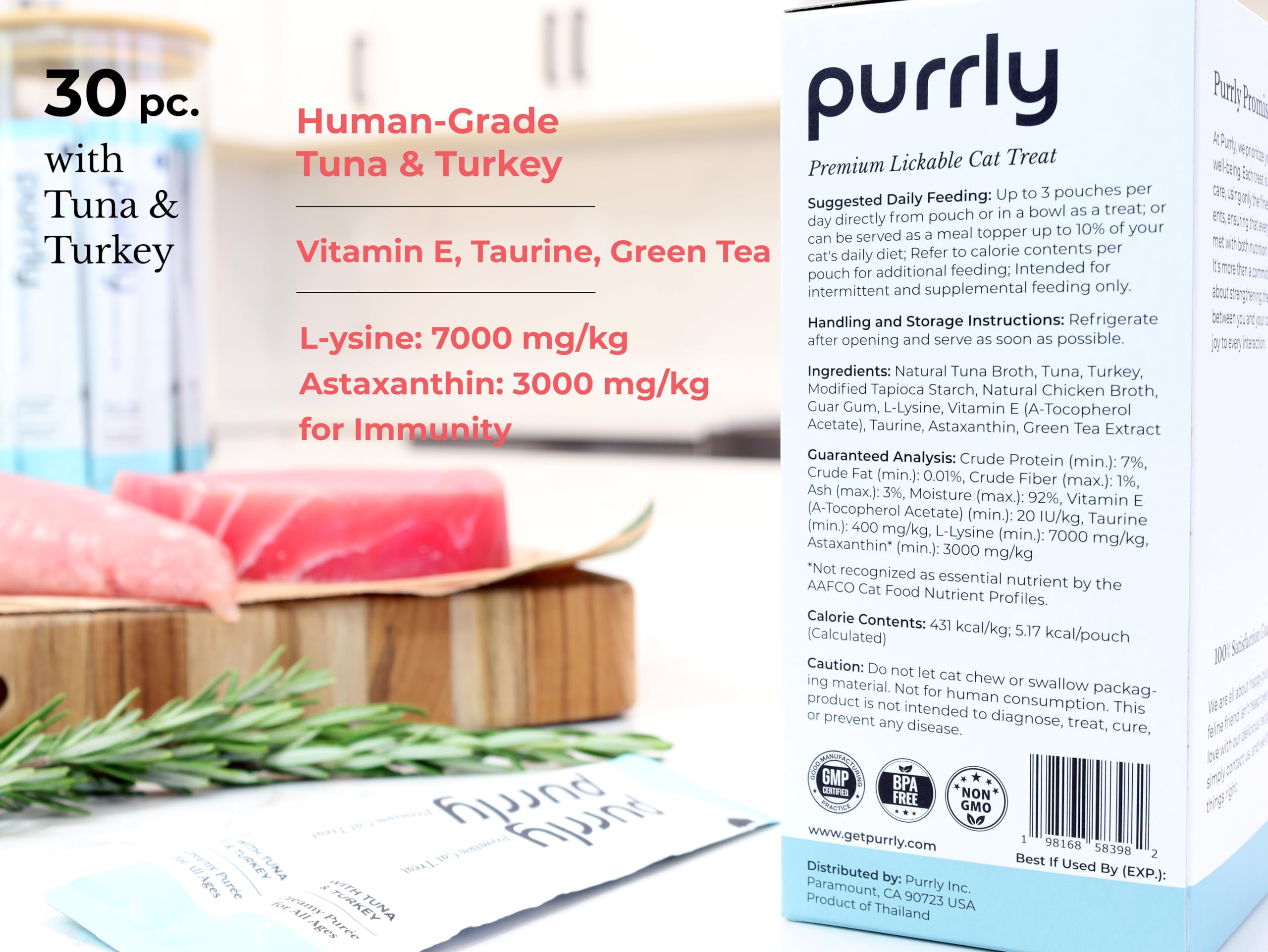 Purrly hydration-enhanced snack uses broth to support fluid intake