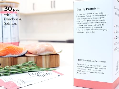 Purrly Packaging with clean-label ingredients for transparent nutrition.
