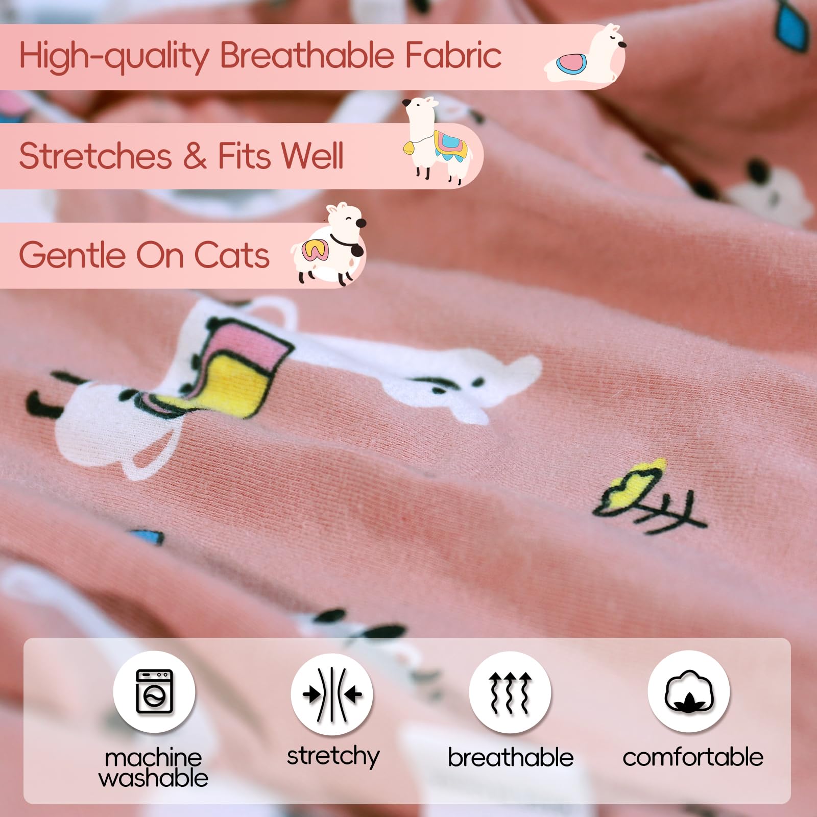 Purrpurrpets Velcro-secured fit supports secure wear during recovery