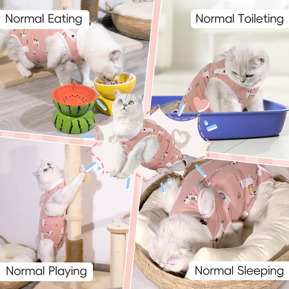 Purrpurrpets machine-washable recovery suit for easy care and reuse