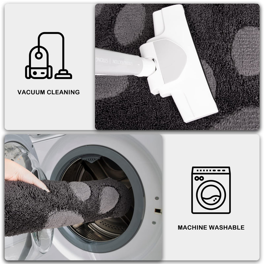 PURRUGS dirt trapping door mat care and washing showing easy cleaning.