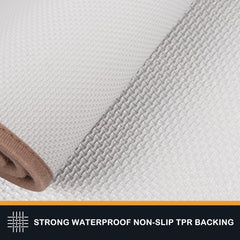 PURRUGS dirt trapping fibers are pet-friendly and easy to clean during paw filled days