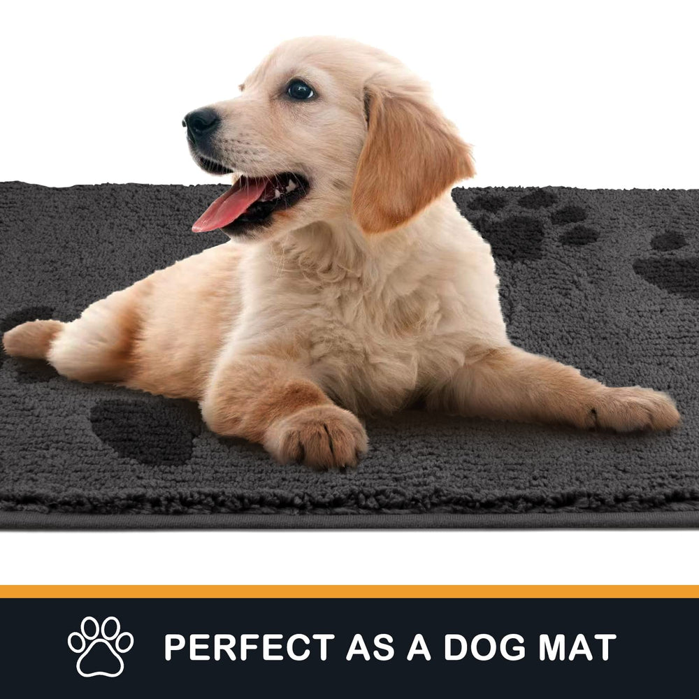 PURRUGS dirt trapping door mat reinforced edges resist curling at doorway thresholds.