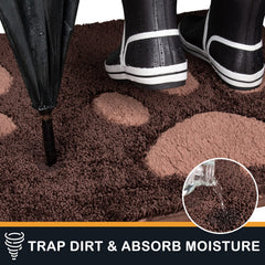 PURRUGS microfiber dirt mat offers high absorbency to keep floors dry