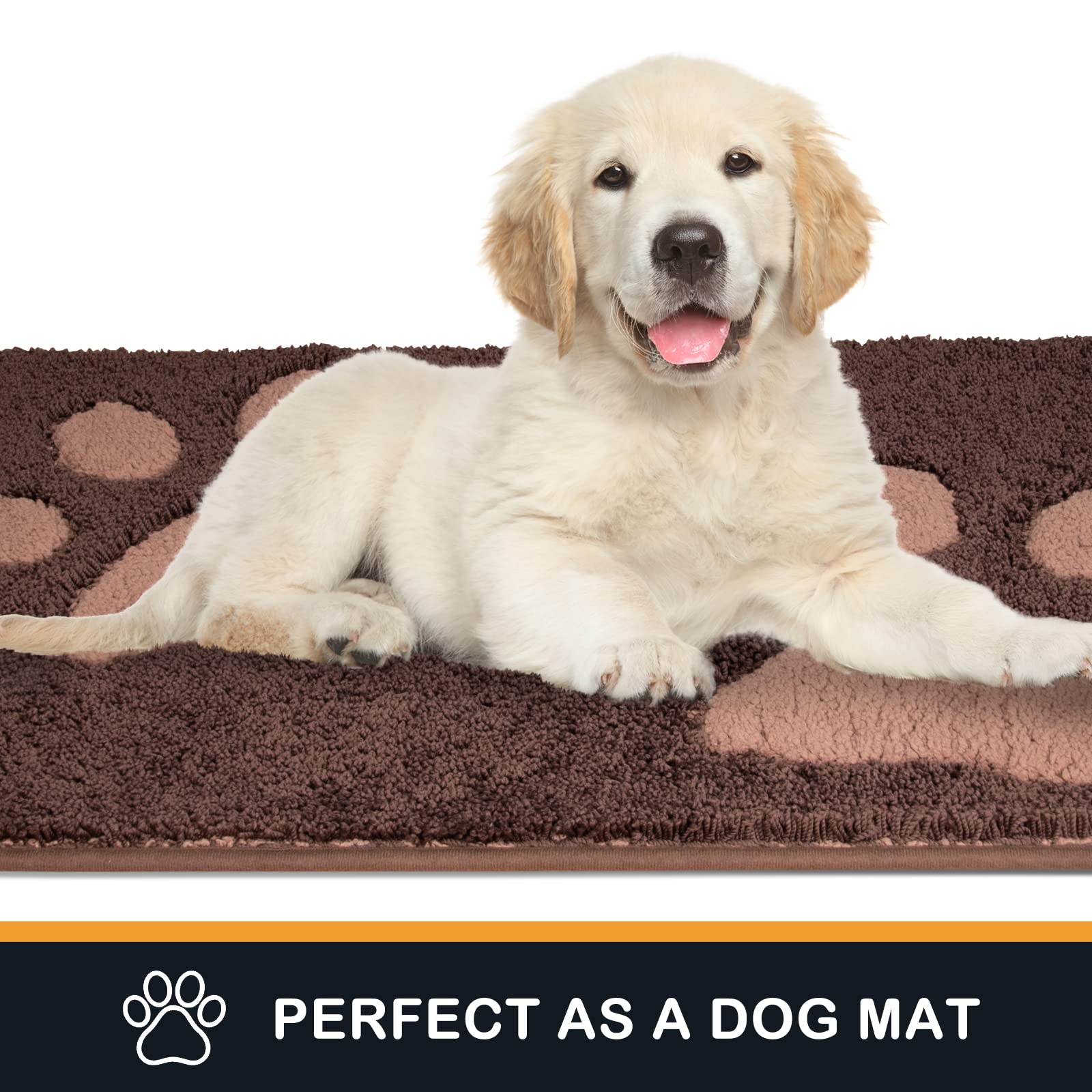 PURRUGS non-slip backing keeps the mat in place for safer entryways