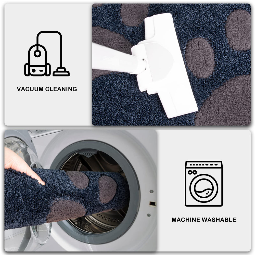 PURRUGS absorbent dirt-catching fibers help keep indoor spaces dry in rain or snow.