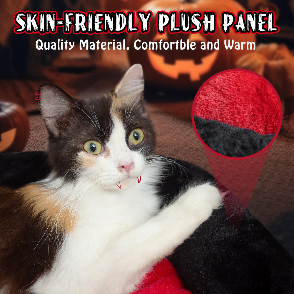 Purrzone coffin bed fits small to medium cats for restful naps.