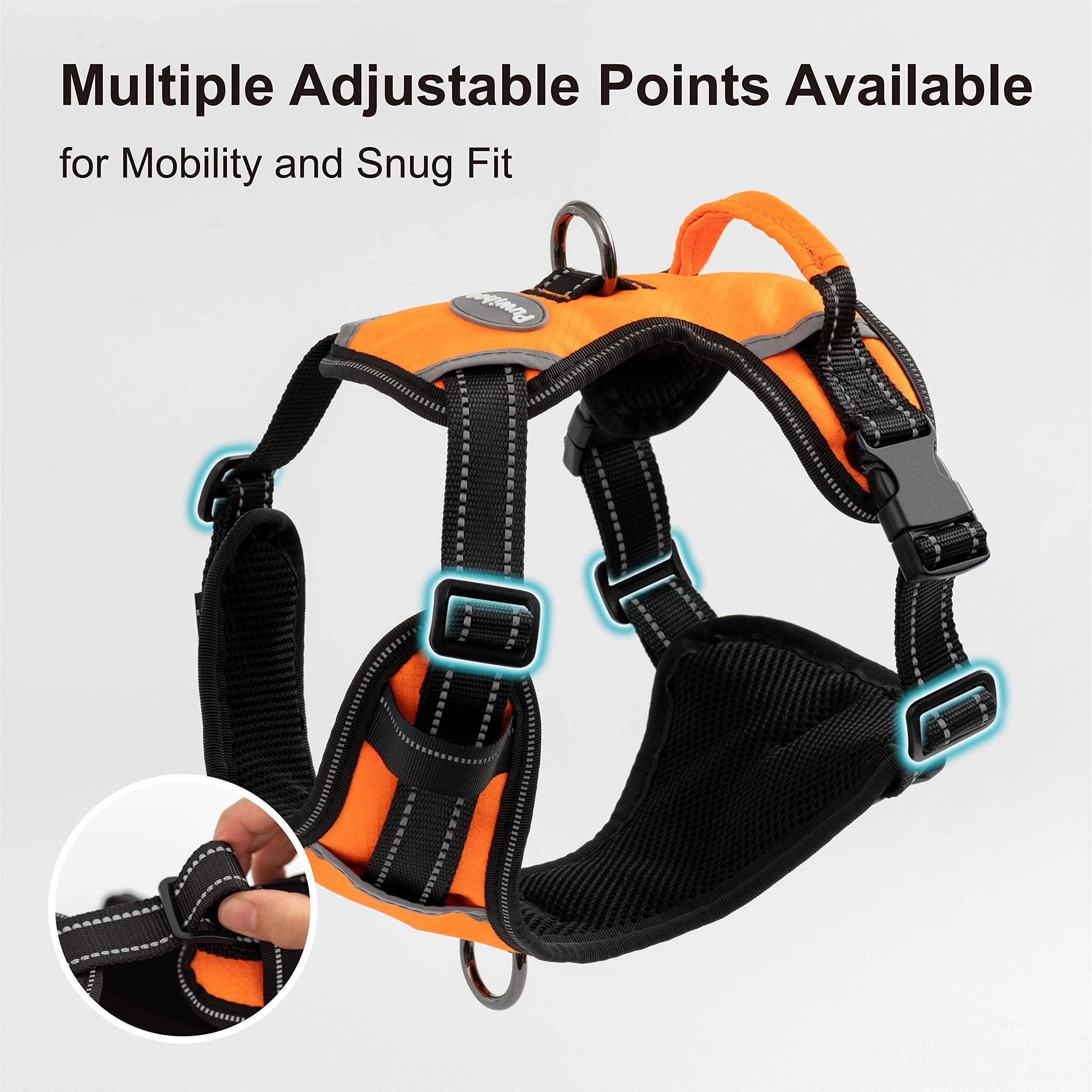 Puwihoe breathable pad keeps dogs comfortable on long walks.