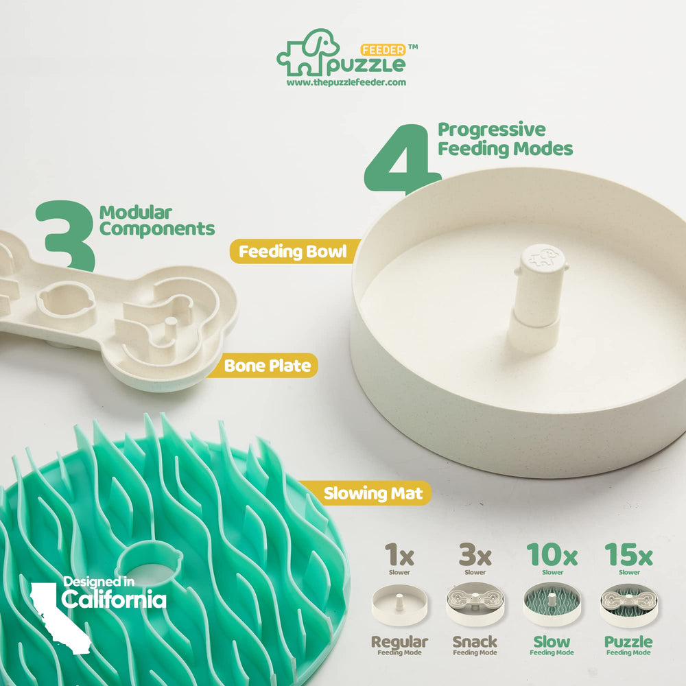 Puzzle Feeder puzzle design interaction encourages feeding play.