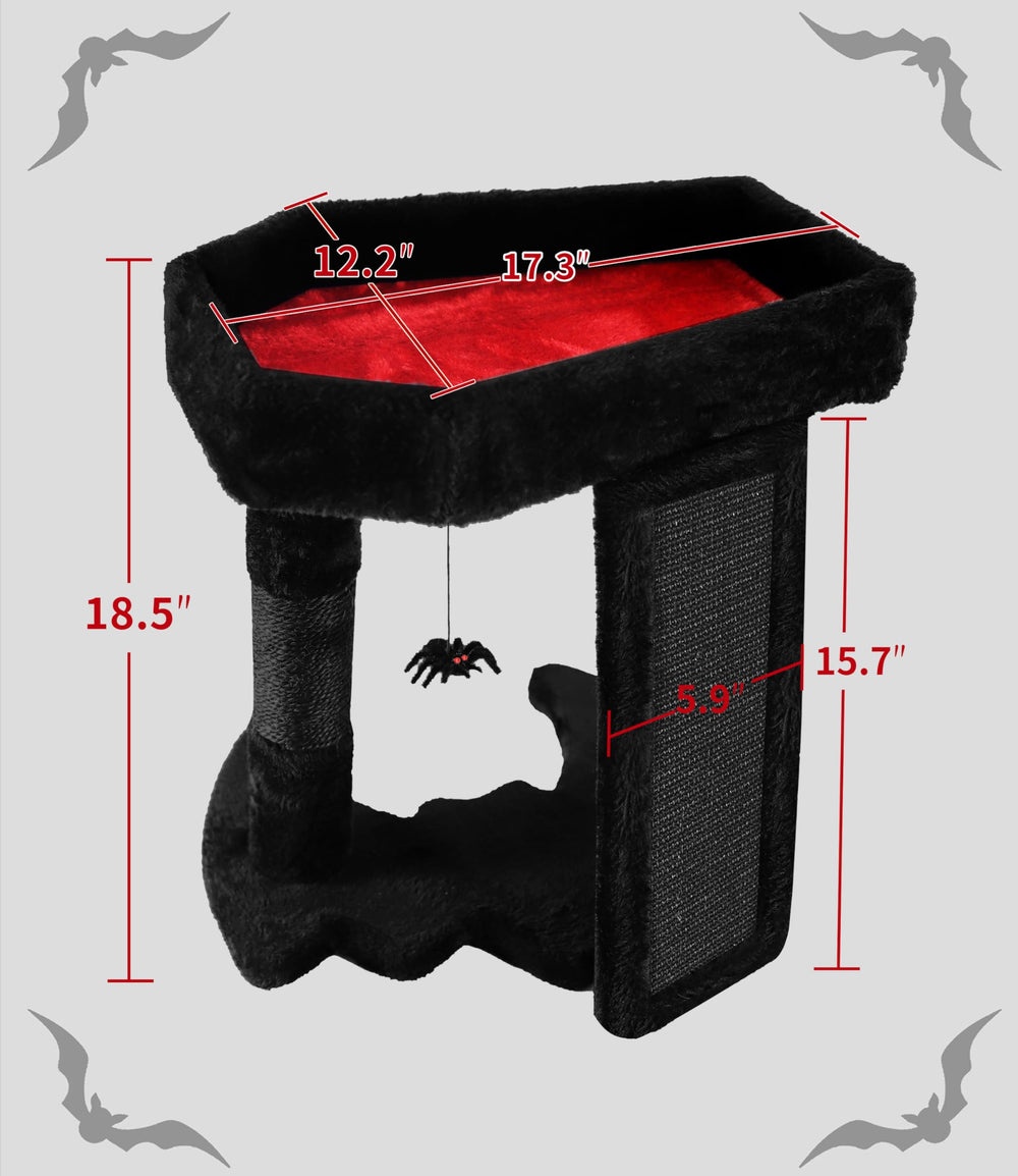 PuzzlePaw bat-base area supports stable lounging and easy climbing