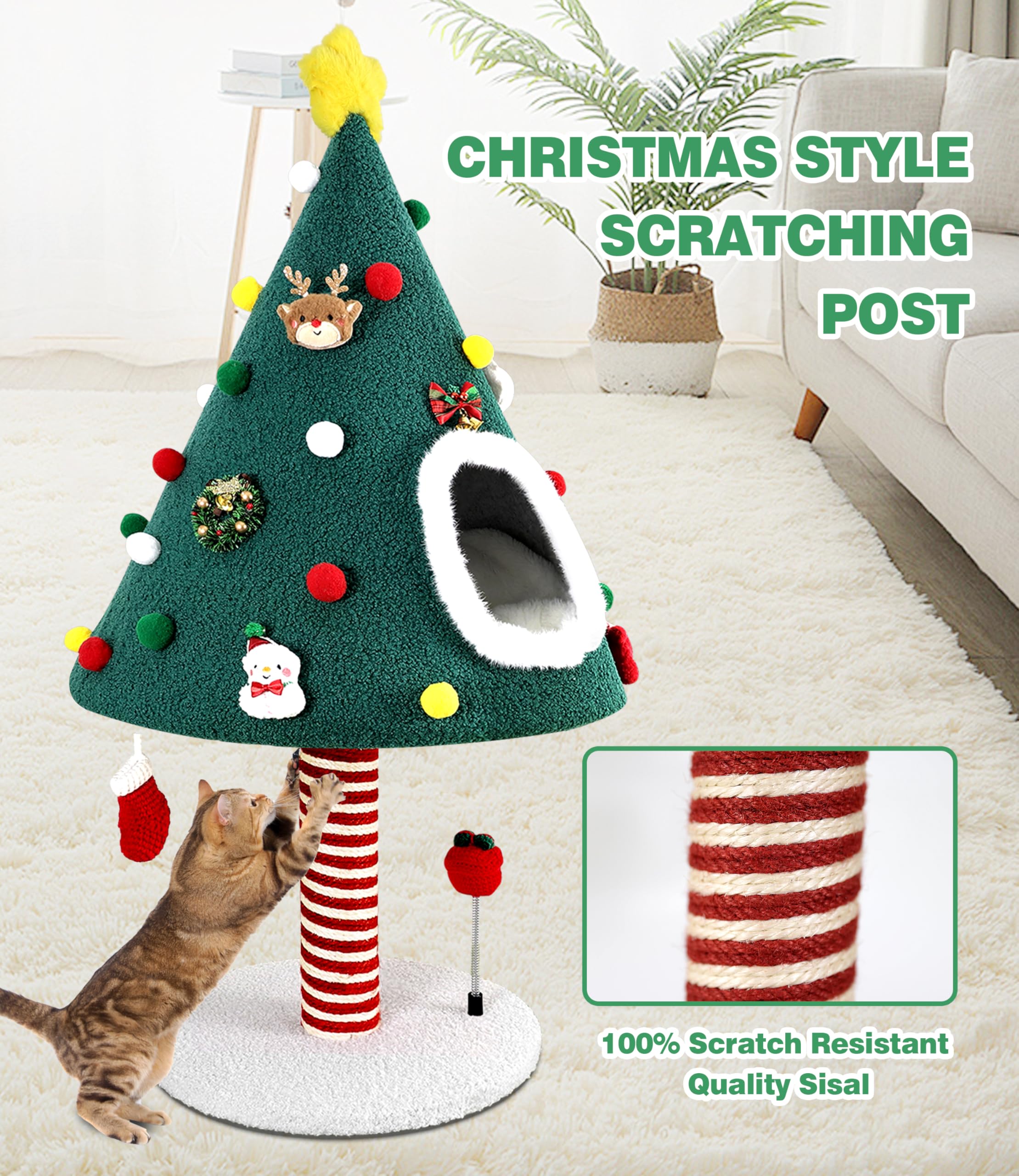 PuzzlePaw Christmas tree assembly instructions laid out