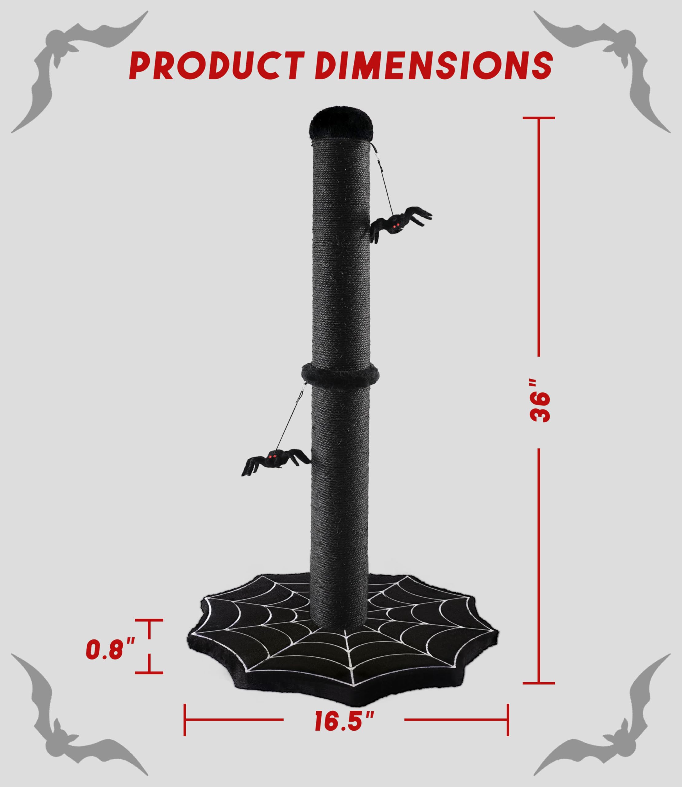 PuzzlePaw cobweb base adds Halloween ambiance while entertaining cats.