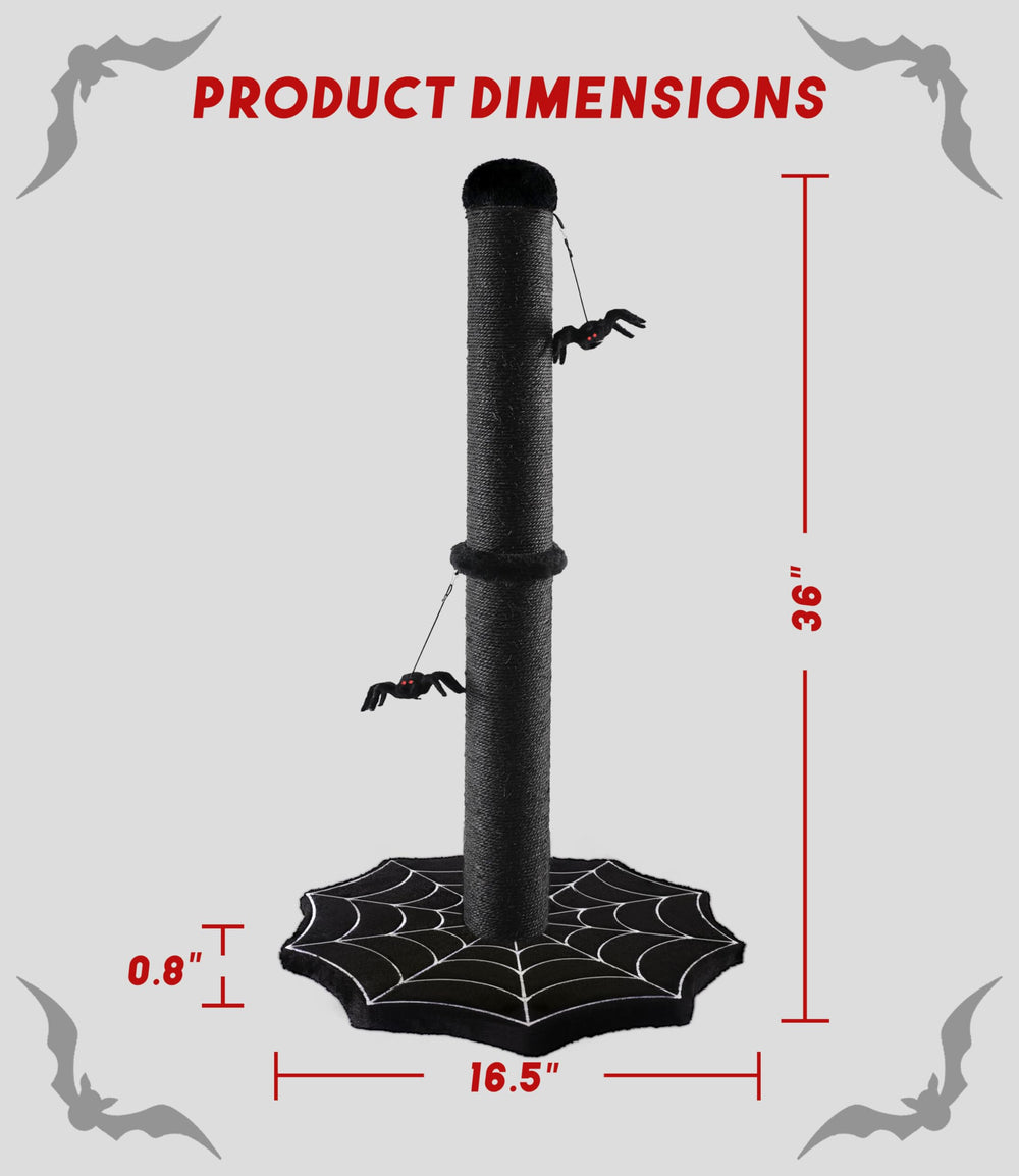PuzzlePaw cobweb base adds Halloween ambiance while entertaining cats.