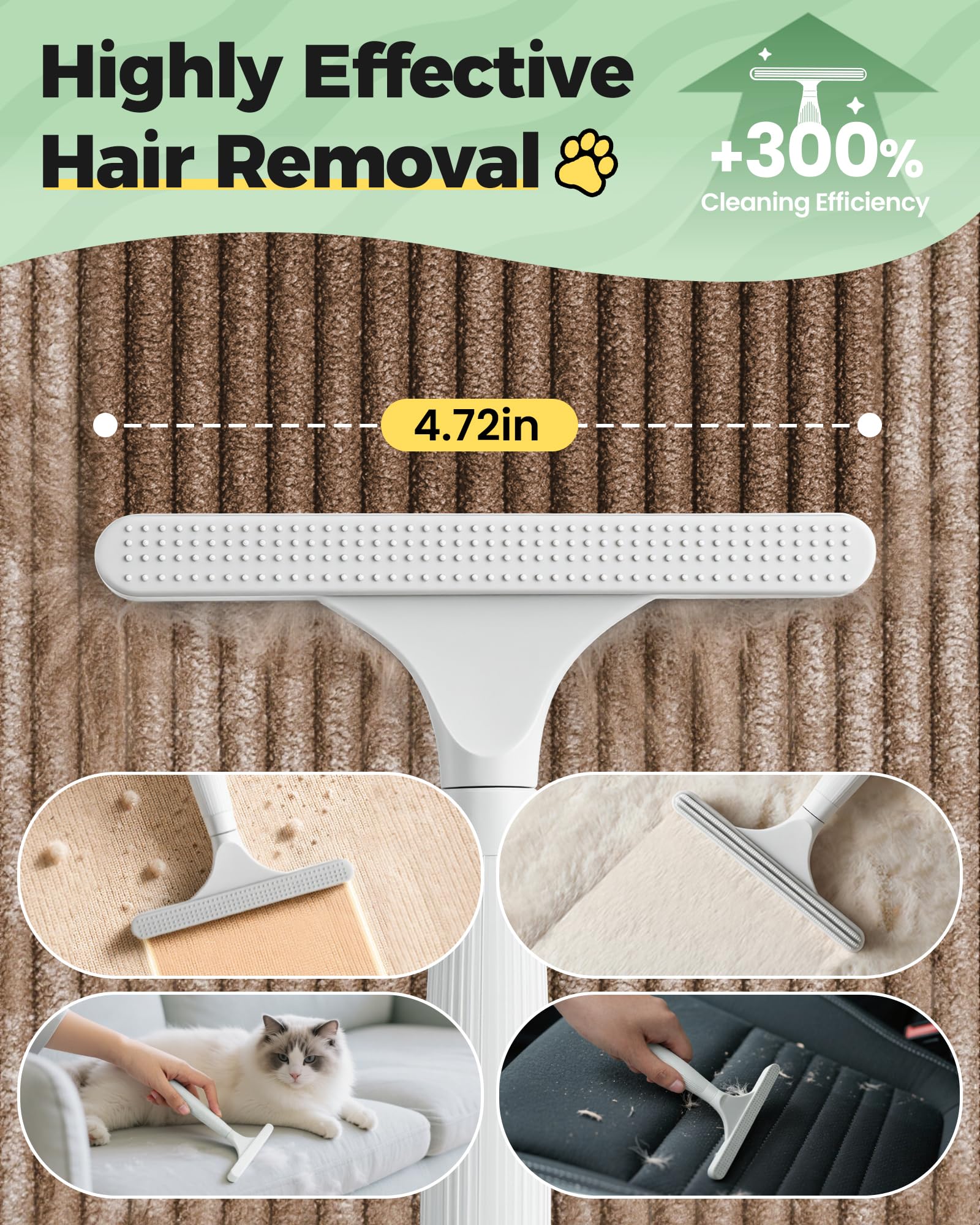 PWBSLAI under-furniture cleaning broom reaches tight spaces.