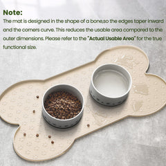 PWTAA cat and dog feeder pad multi-use serves as snack tray.