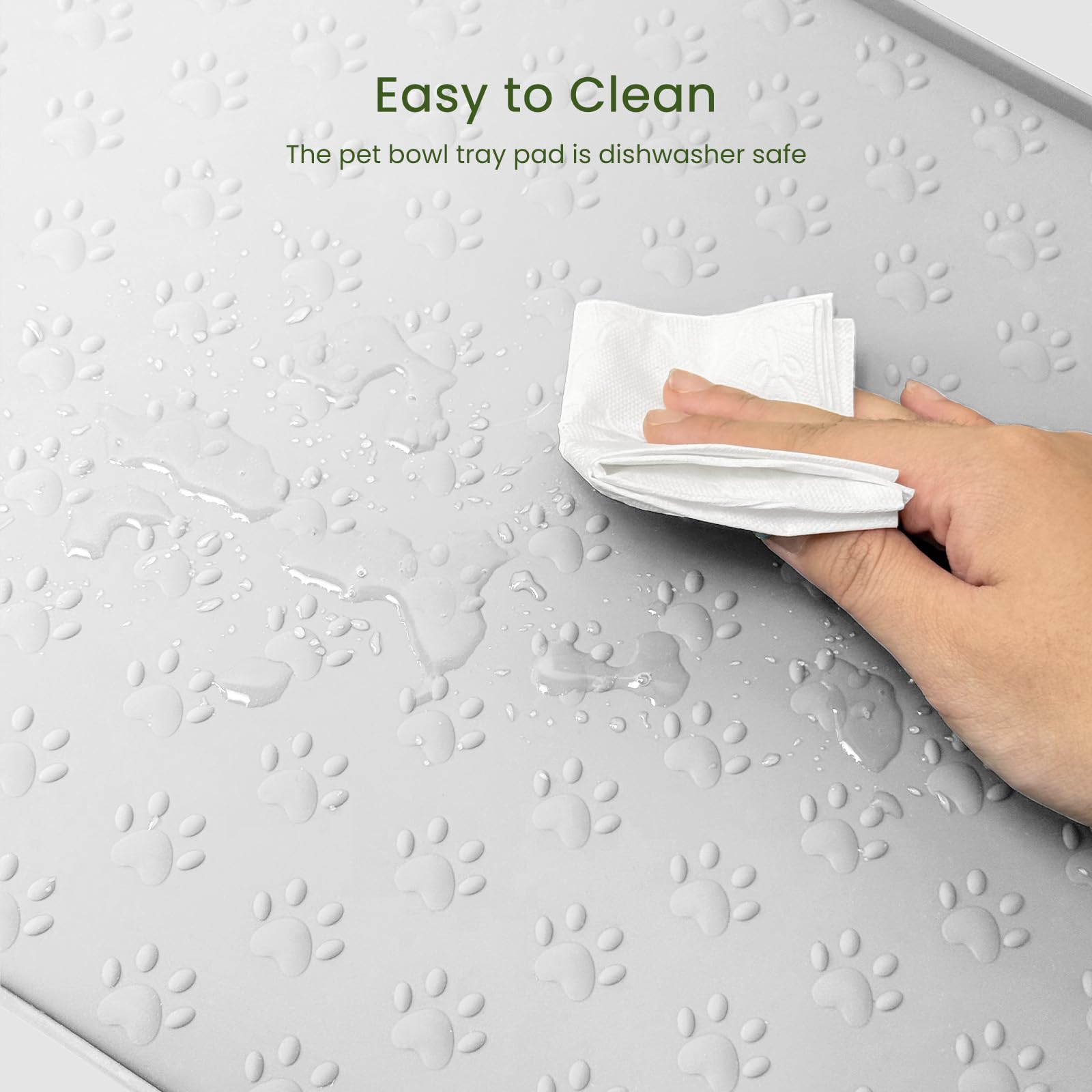 PWTAA cat-and-dog feeder pad suitable for cats and dogs.