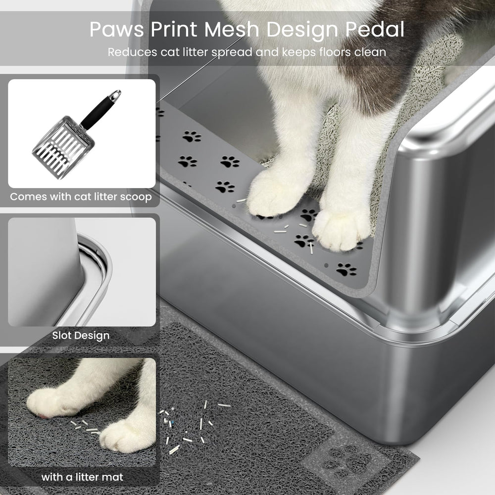 PWTAA odor-free stainless steel surface resists smells and cleans easily.
