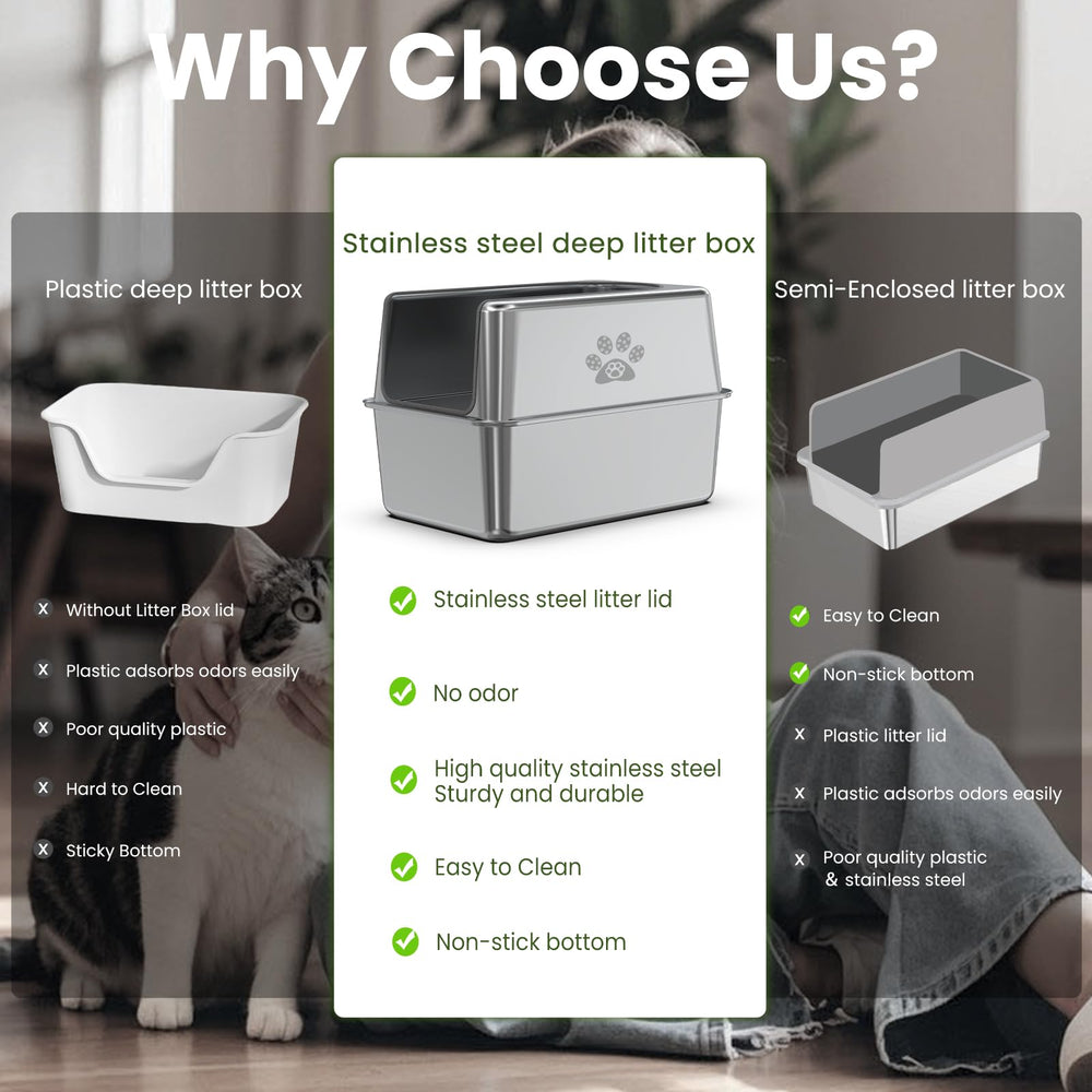 PWTAA durable stainless steel build resists rust and scratches in busy homes.