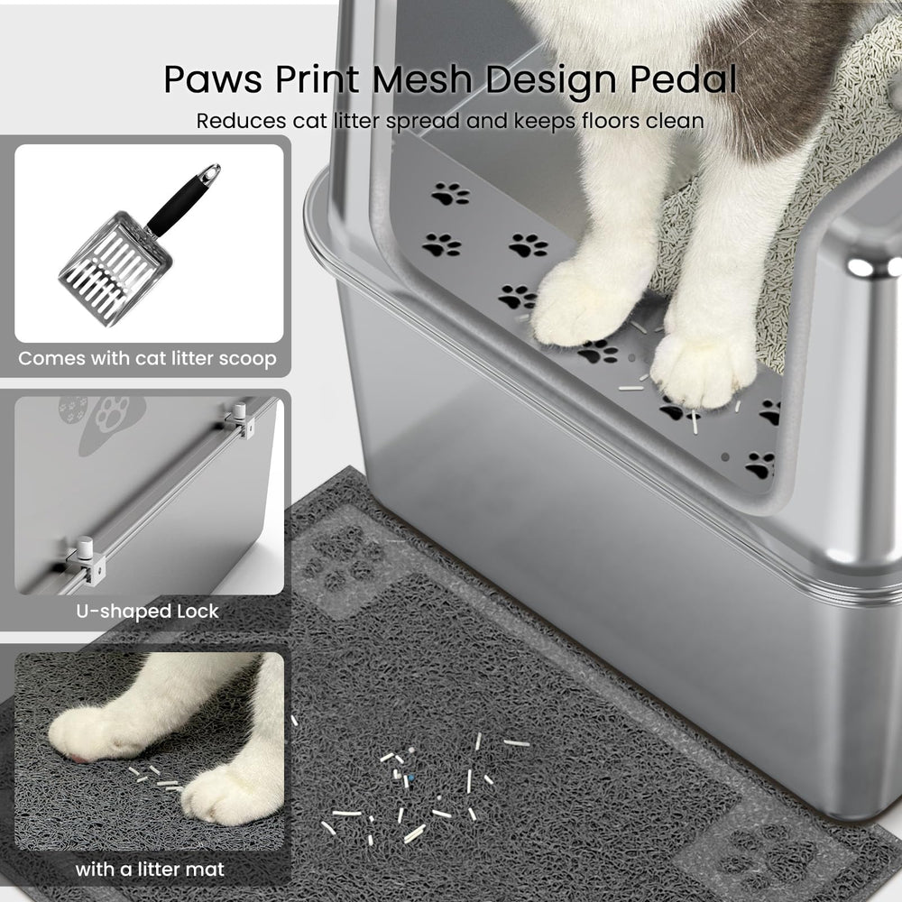 PWTAA included litter mat helps control spread and keep floors clean.