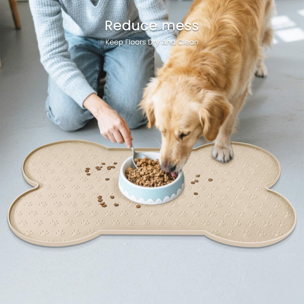 PWTAA versatile feeding mat for living room or kitchen feeding.