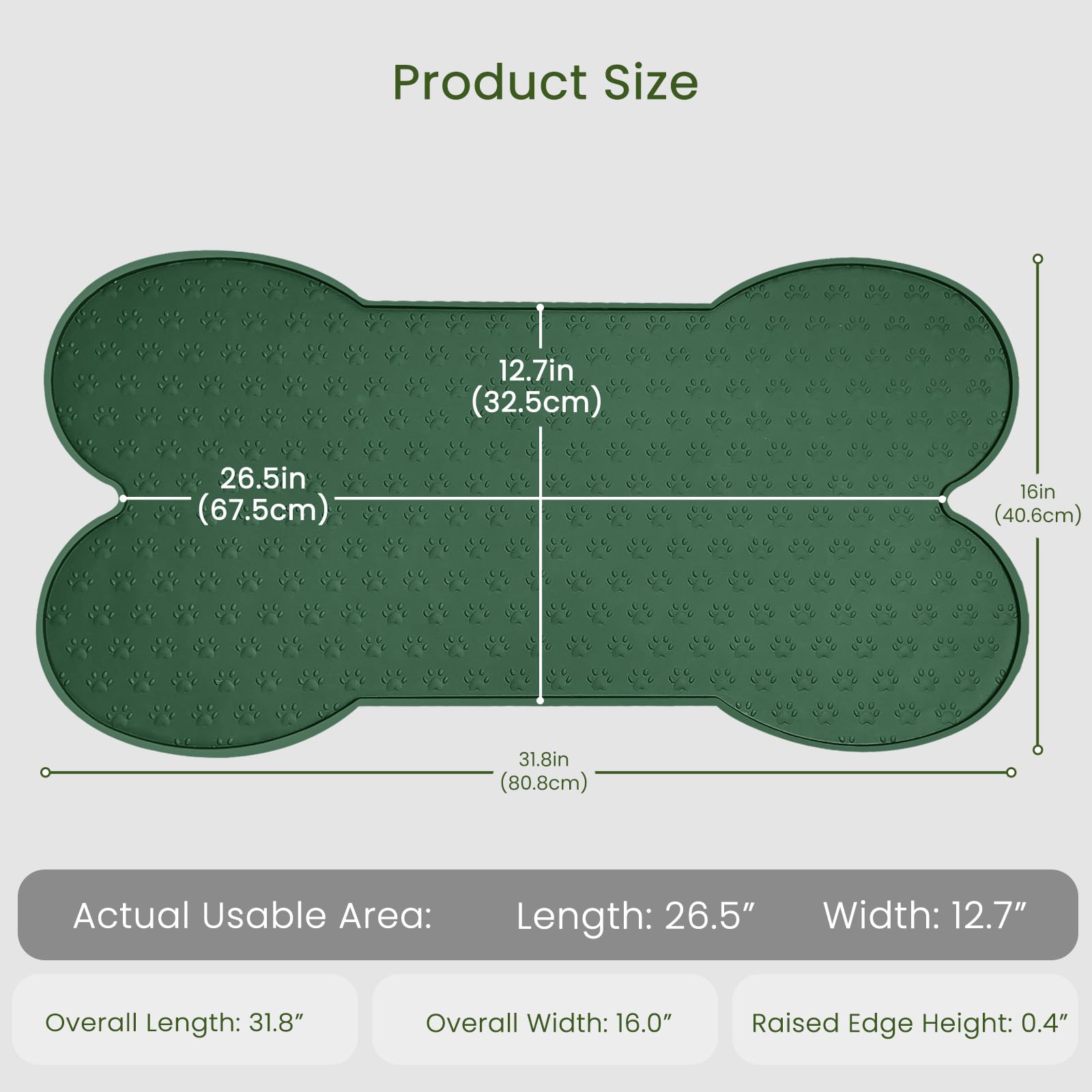 PWTAA raised-edge feeder highlights elevated rim to prevent spills.