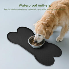 Alfombrilla de silicona hipoalergénica PWTAA, apta para perros y gatos, segura para comidas.