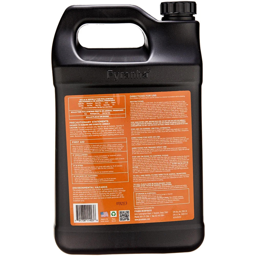 Pyranha Nulli-Fly spray-application showing easy-to-use pest control in action.