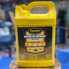 Pyranha Wipe N' Spray applied to a horse coat during grooming.