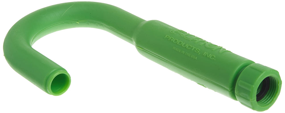 Python Hook in-use during aquarium refill highlights mess-free operation.