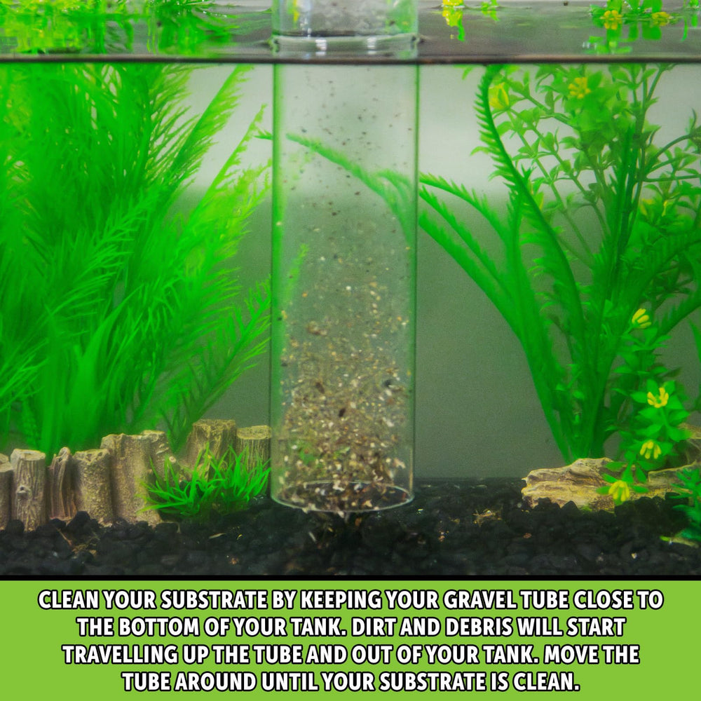 Python No Spill extension tubes 20-72 inches extend reach for larger tanks.