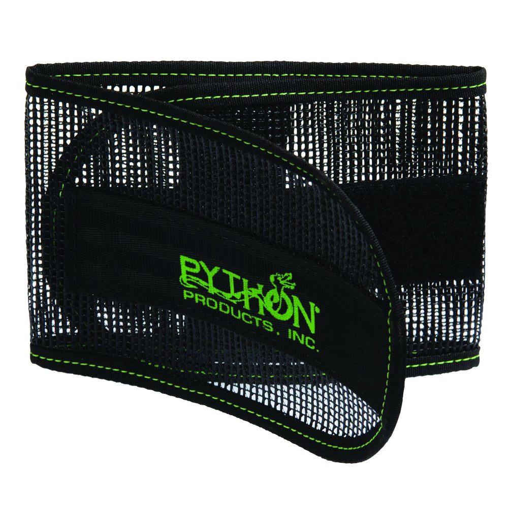 Python Porter hose-wrap keeps coiled hose organized for quick transport.