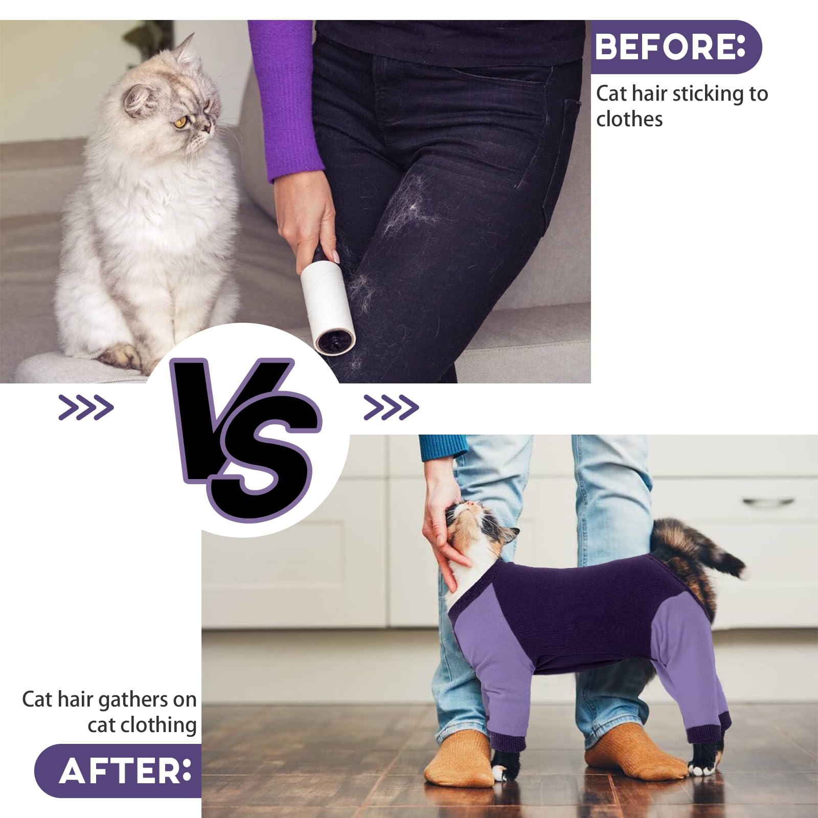 QBLEEV size chart guide helps pick the right fit for cat suits