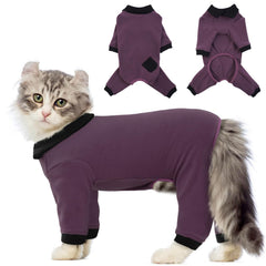 QBLEEV cat-pajamas-soft-material provides soft, lightweight comfort during wear