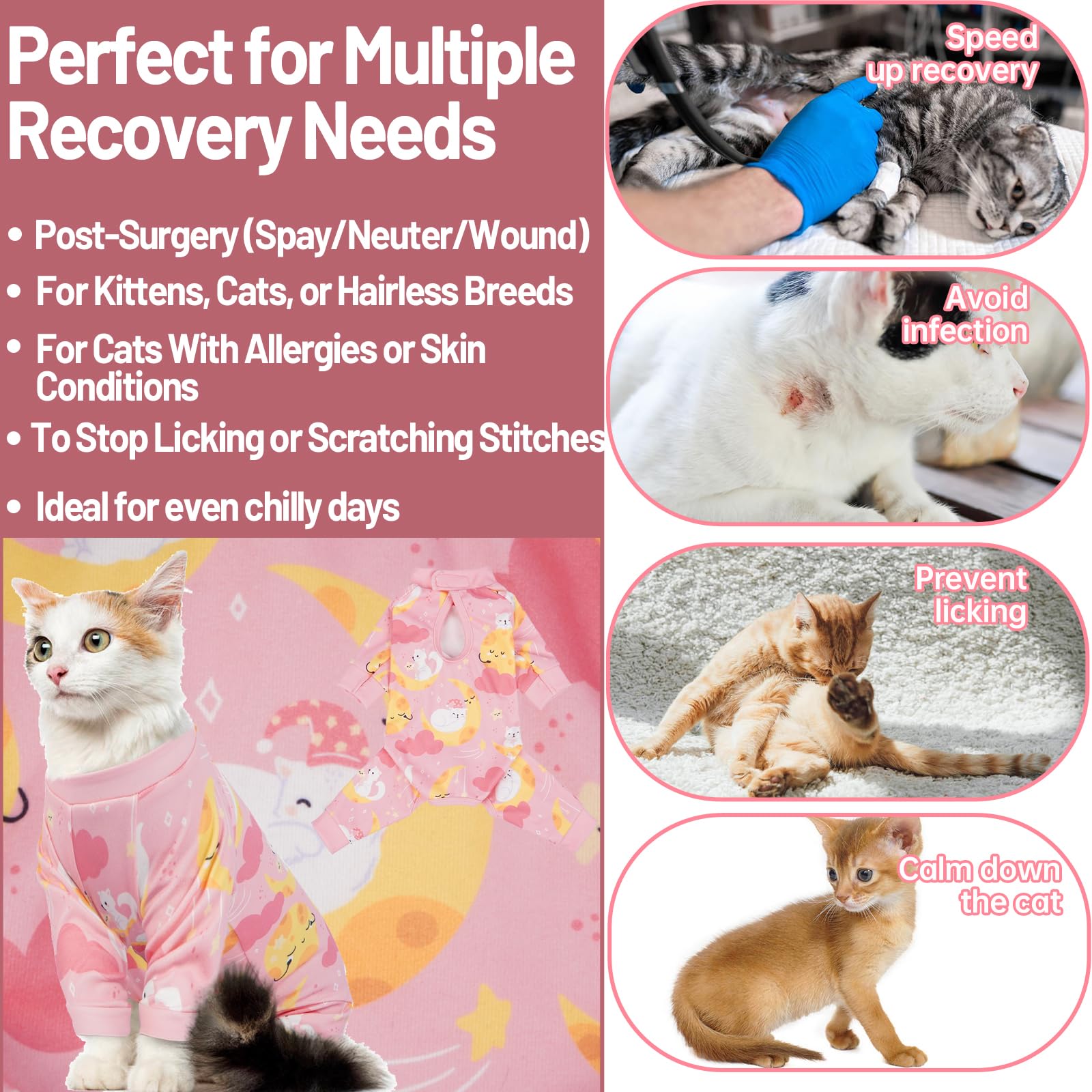 QBLEEV daily wear cat pajamas suitable for everyday activities and photos.