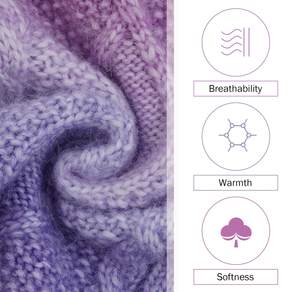 QBLEEV dog sweater dress close-up knit texture highlights soft, breathable warmth.