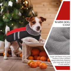 QBLEEV coat featuring a hidden leash hole for controlled walking.