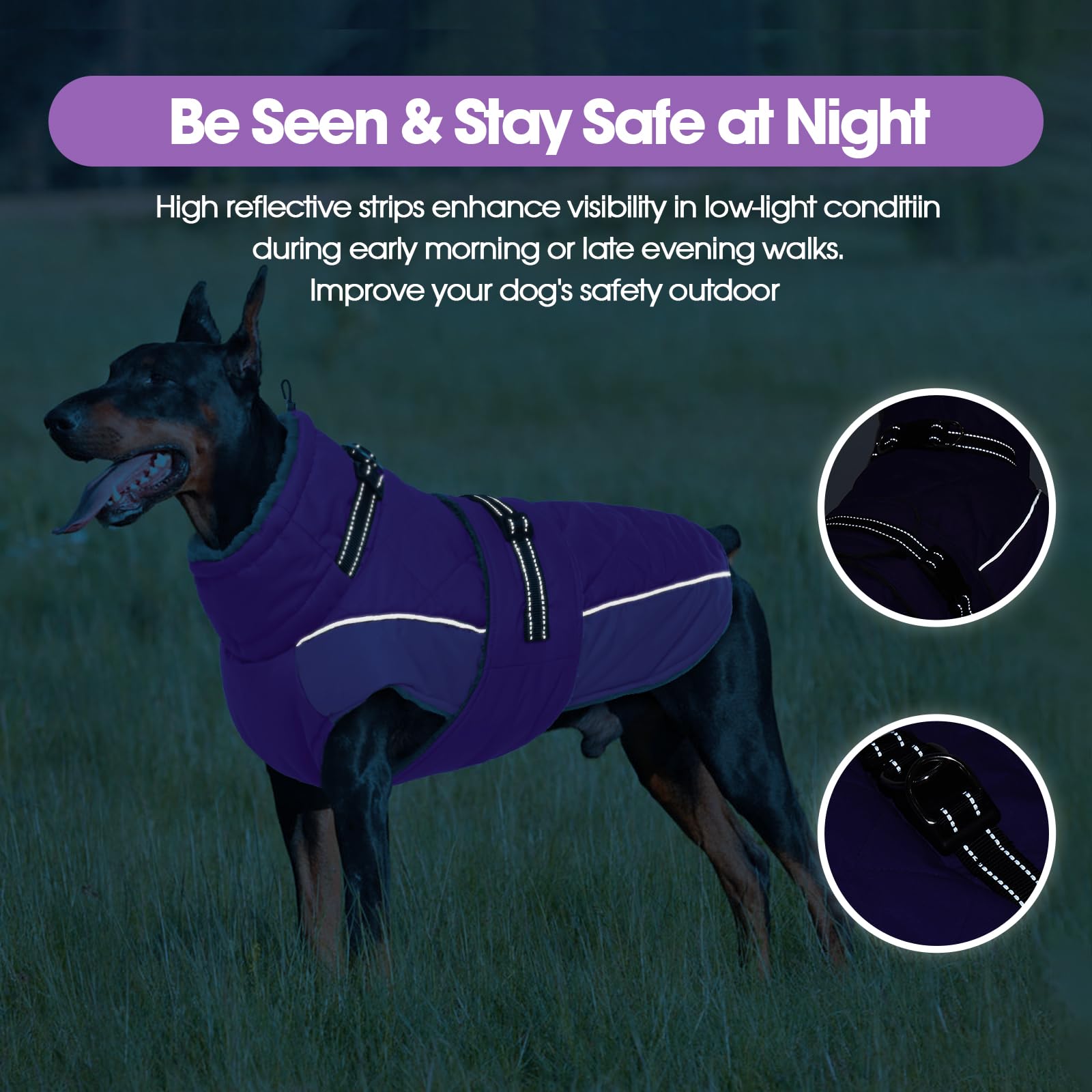 QBLEEV leash hole compatibility simplifies walks with harnesses.