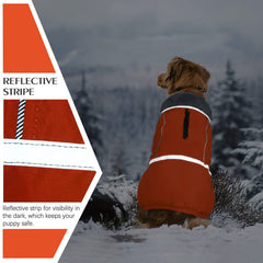 QBLEEV Warm Reflective Jacket with reflective strips enhances visibility in low light