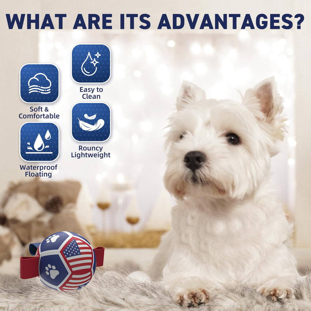 QDAN Puppy Balls arrive deflated for compact shipping; air pump not included