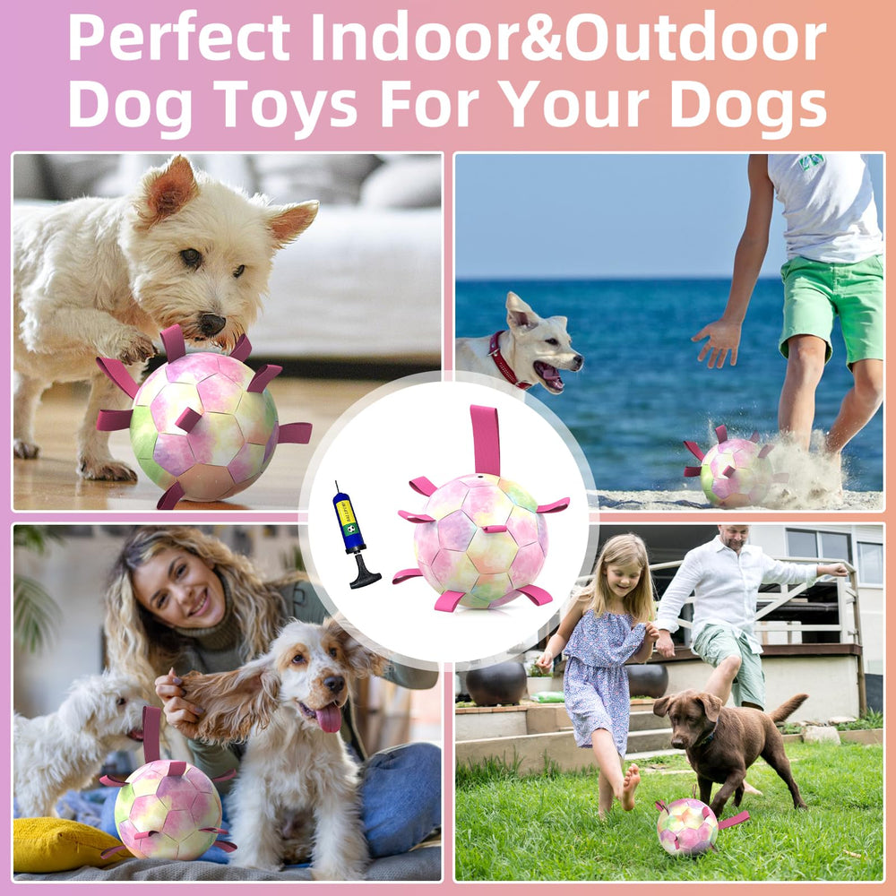QDAN dog balls use environmentally friendly rubber for safe, durable play.