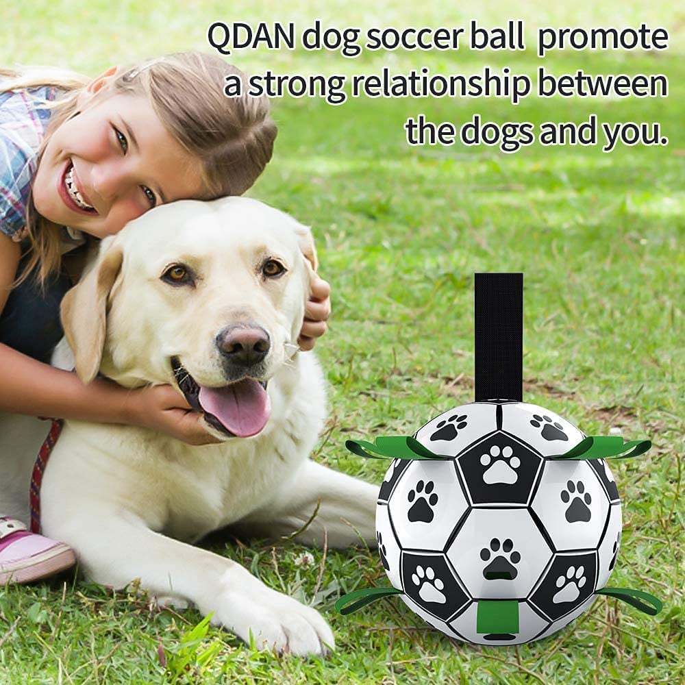 QDAN ball includes longer strap for confident handling during games